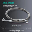 Stainless Steel Braided Brake Lines for Harley 2004-Up