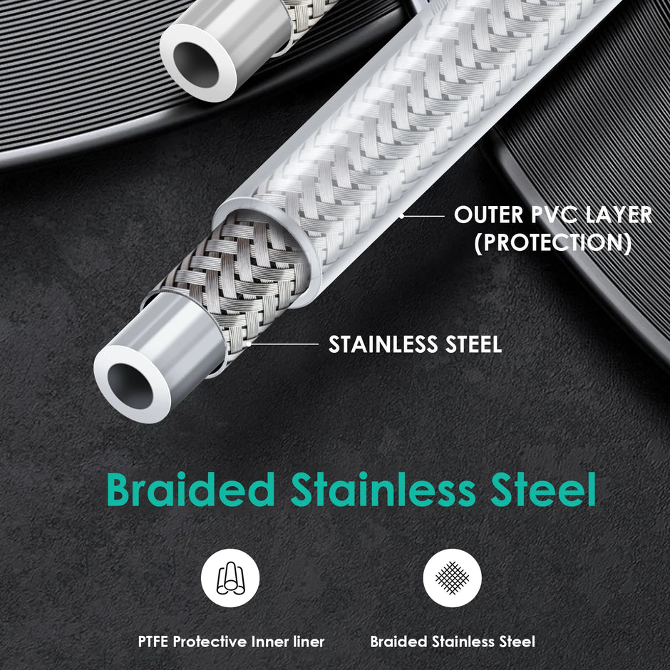 Stainless Steel Braided Brake Lines for Harley 2004-Up