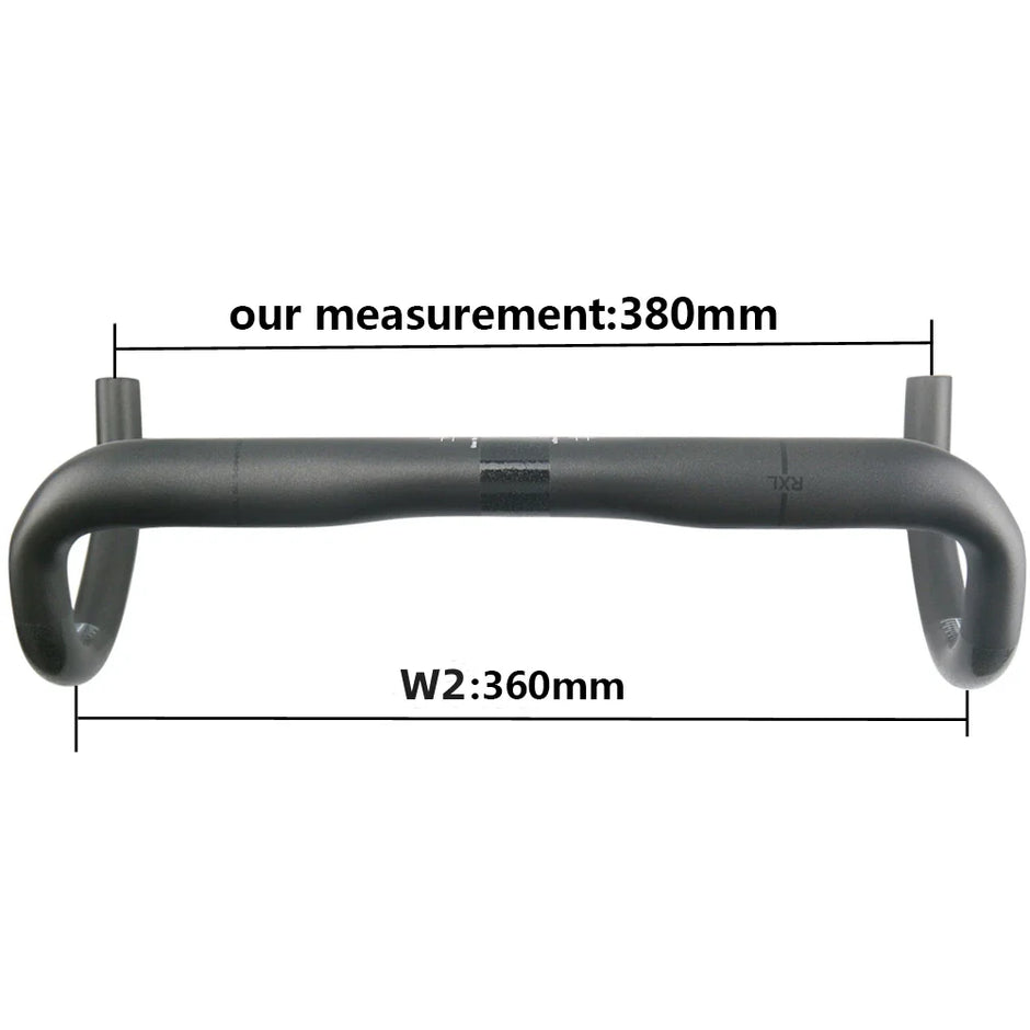 RXL SL Carbon Drop Bar Road Bike Handlebar – 31.8mm, 380–440mm