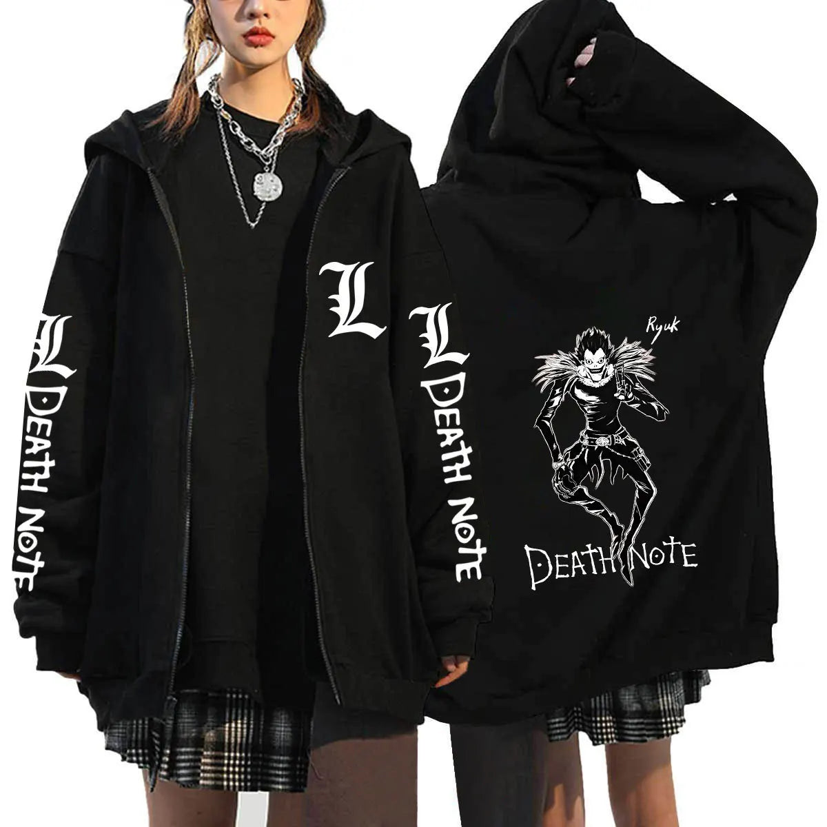 Death Note Printed Hoodie