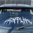 Windshield Banner Nightlife - Gothic Style Car Windows Stickers