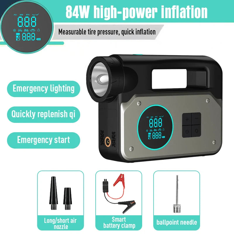 Car Jump Starter & Air Inflator & USB Charger