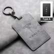 Leather Key Card Case Cover for Tesla Model 3 & Y (2020+)