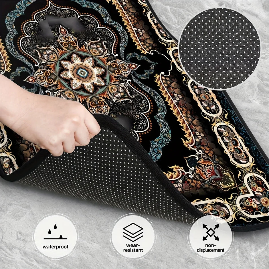 4 Pcs Car Floor Mats Bohemian Pattern