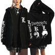 Death Note Printed Hoodie