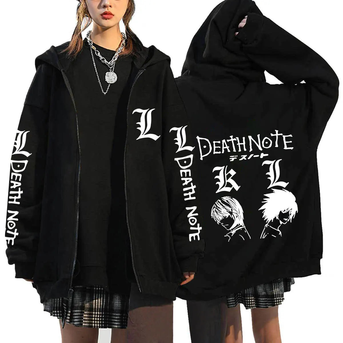 Death Note Printed Hoodie