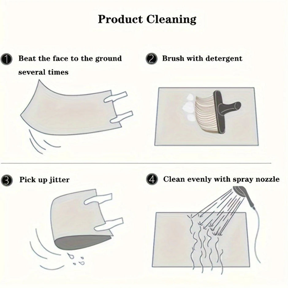 4 Pcs Car Floor Mats Bohemian Pattern