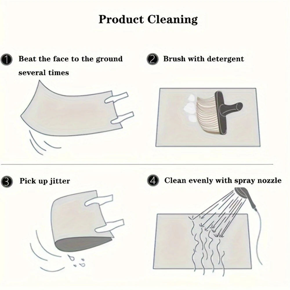 4 Pcs Car Floor Mats Bohemian Pattern