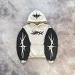 Harajuku Geometric Embroidery  Hoodies