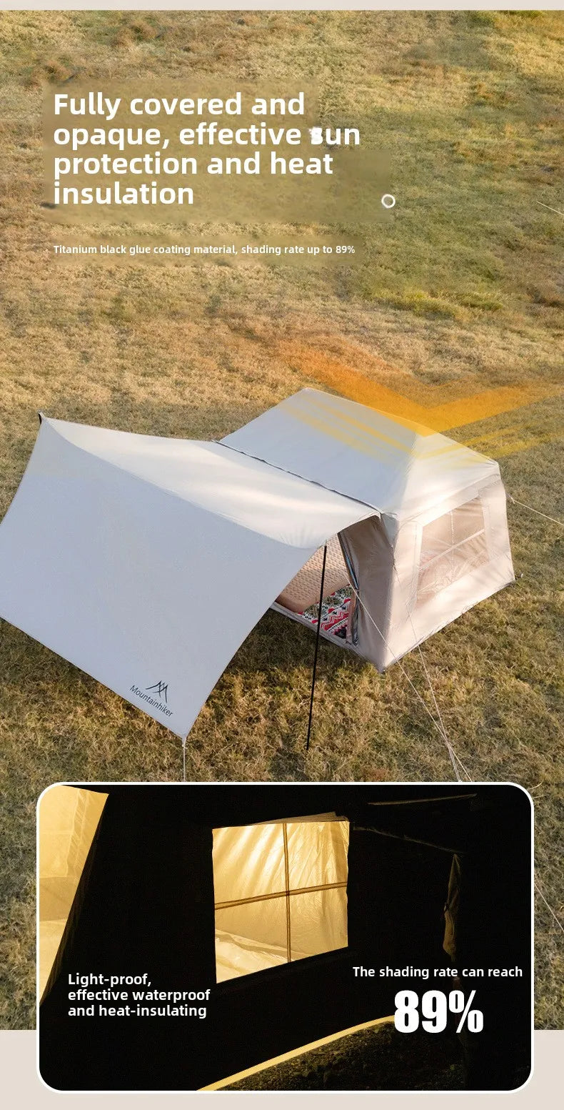 MOUNTAINHIKER Outdoor Camping Tent – Manual Inflation