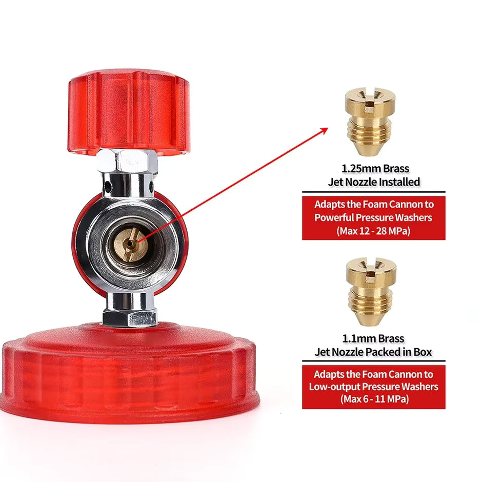 Pressure Washer Foam Maker for Karcher Elitech Bort AR Bosch Michelin