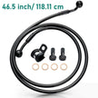 Stainless Steel Braided Brake Lines for Harley 2004-Up