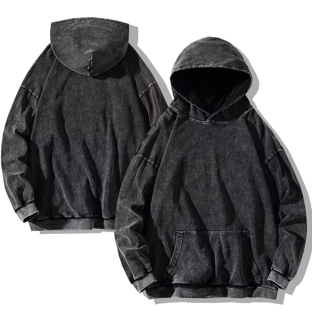 Gothic Vintage Washed Hoodies
