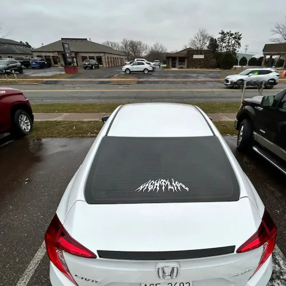 Windshield Banner Nightlife - Gothic Style Car Windows Stickers