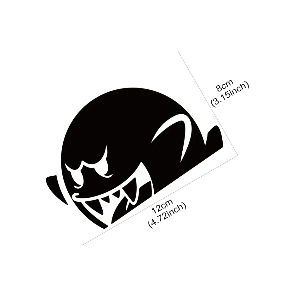 Car Sticker BOO GHOST PEEKER Vinyl Decal
