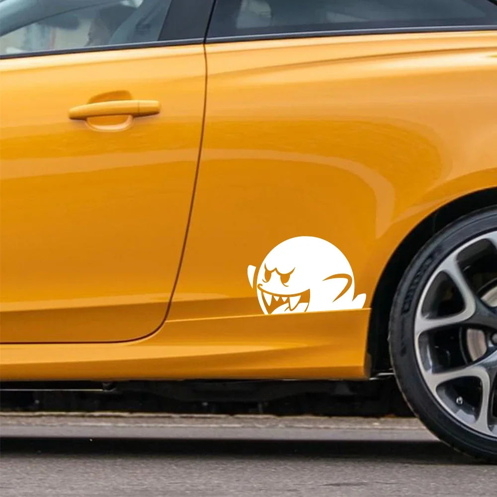 Car Sticker BOO GHOST PEEKER Vinyl Decal