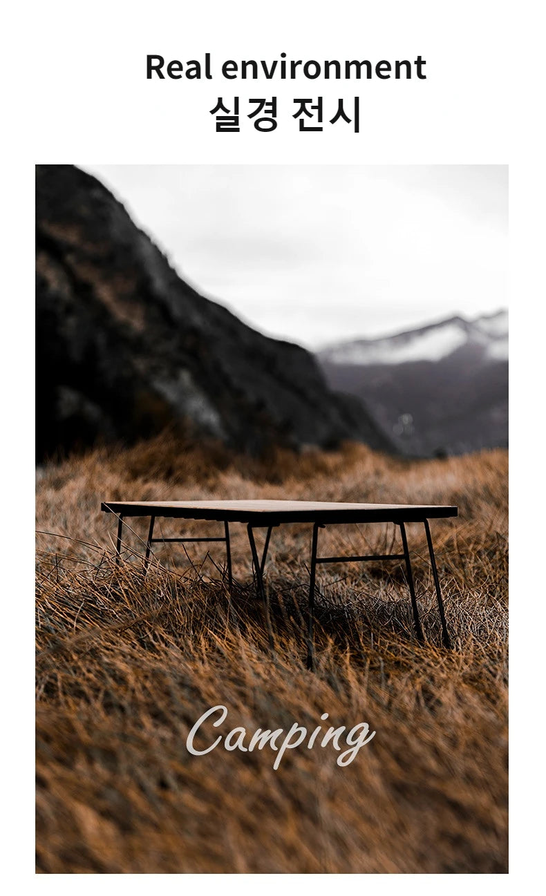 MOUNTAINHIKER Telescopic Folding Round Table