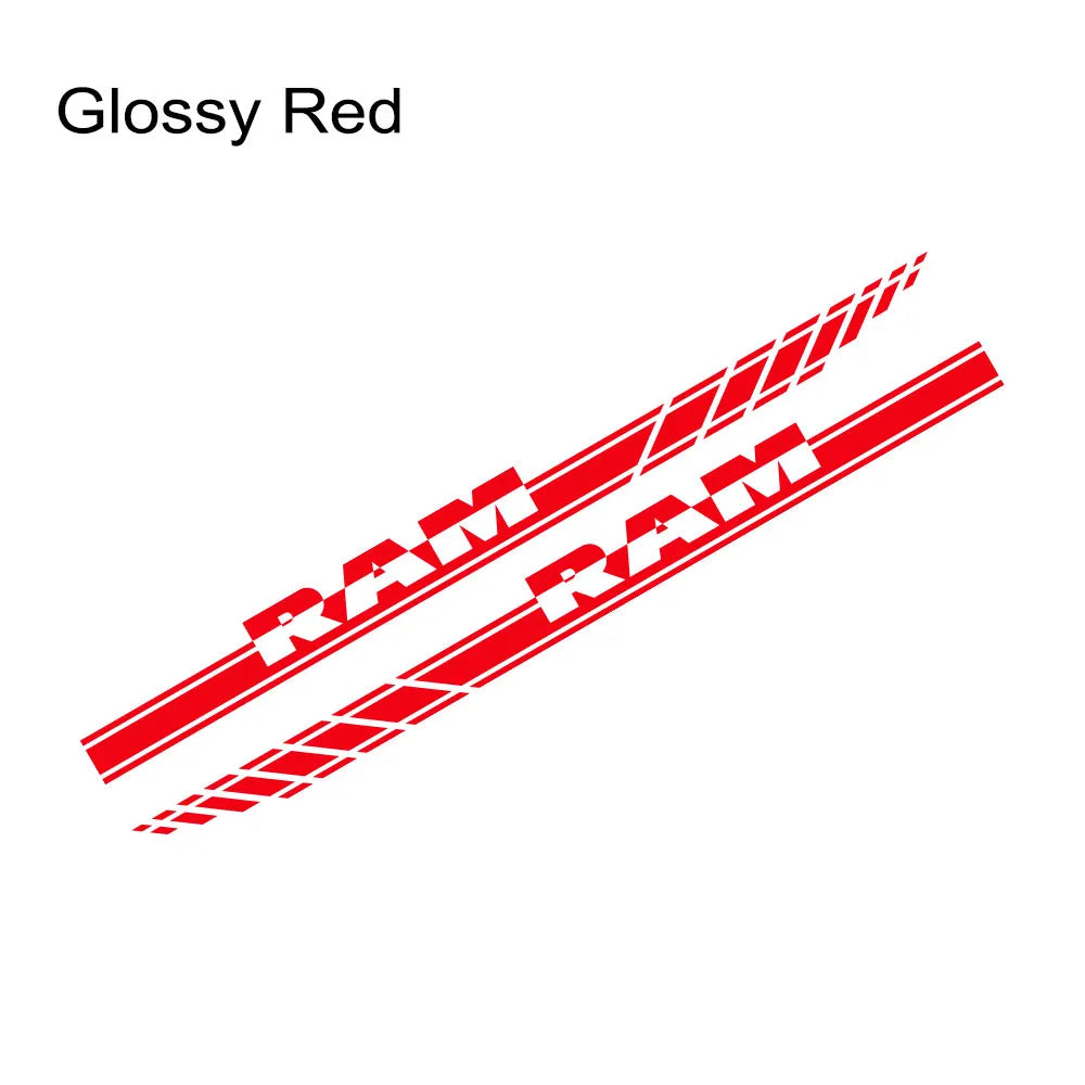 Dodge RAM 1500 2500 3500 Rebel Pickup Door Side Skirt Stickers