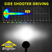 HL Side Shooter 5inch LED 6500K  4x4 Truck Fog Light 12V 24V