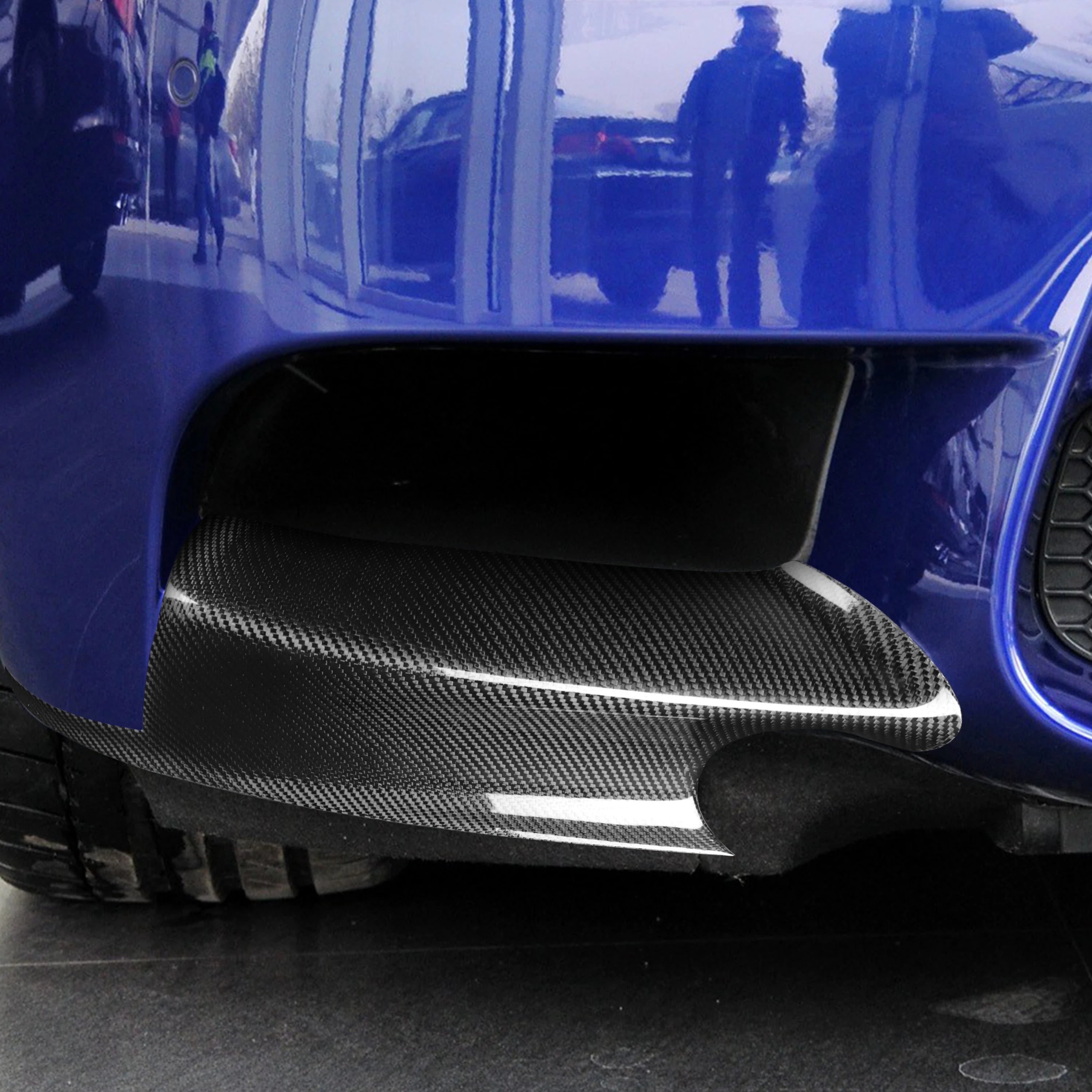 Dry Carbon Fiber Front Bumper Spoiler Air Knife Panel for BMW E92/E93 M3 (2007–2013)