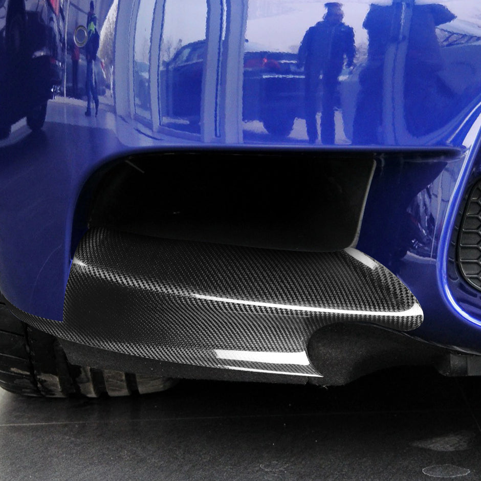 Dry Carbon Fiber Front Bumper Spoiler Air Knife Panel for BMW E92/E93 M3 (2007–2013)