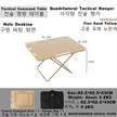 MOUNTAINHIKER Portable Aluminum Folding Camping Table