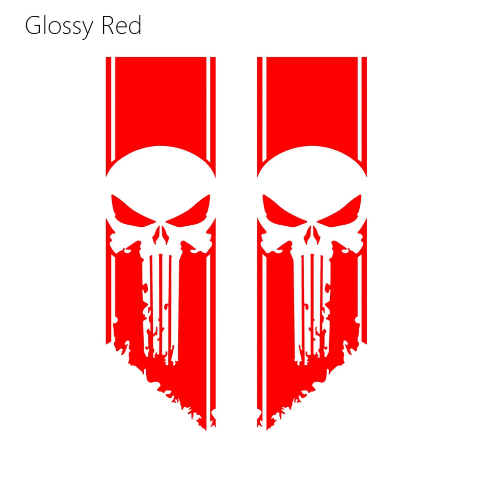 Ghost Pattern Stickers Universal Car Tail Decoration Decals Compatible with RAM GMC F-150 Hilux Frontier Isuzu Pickup trucks