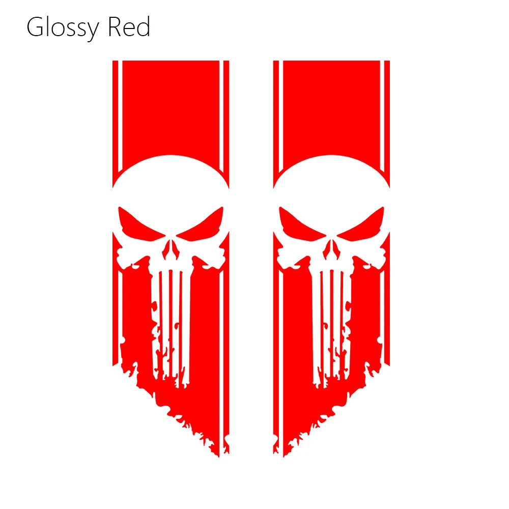 Ghost Pattern Stickers Universal Car Tail Decoration Decals Compatible with RAM GMC F-150 Hilux Frontier Isuzu Pickup trucks