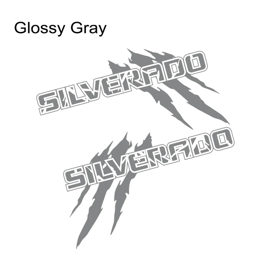 Car Sticker For Chevrolet Silverado 1500 2500 Z71 S10 Pickup Truck Bed Graphics Claw Styling Decor Cover Decal Auto Accessories