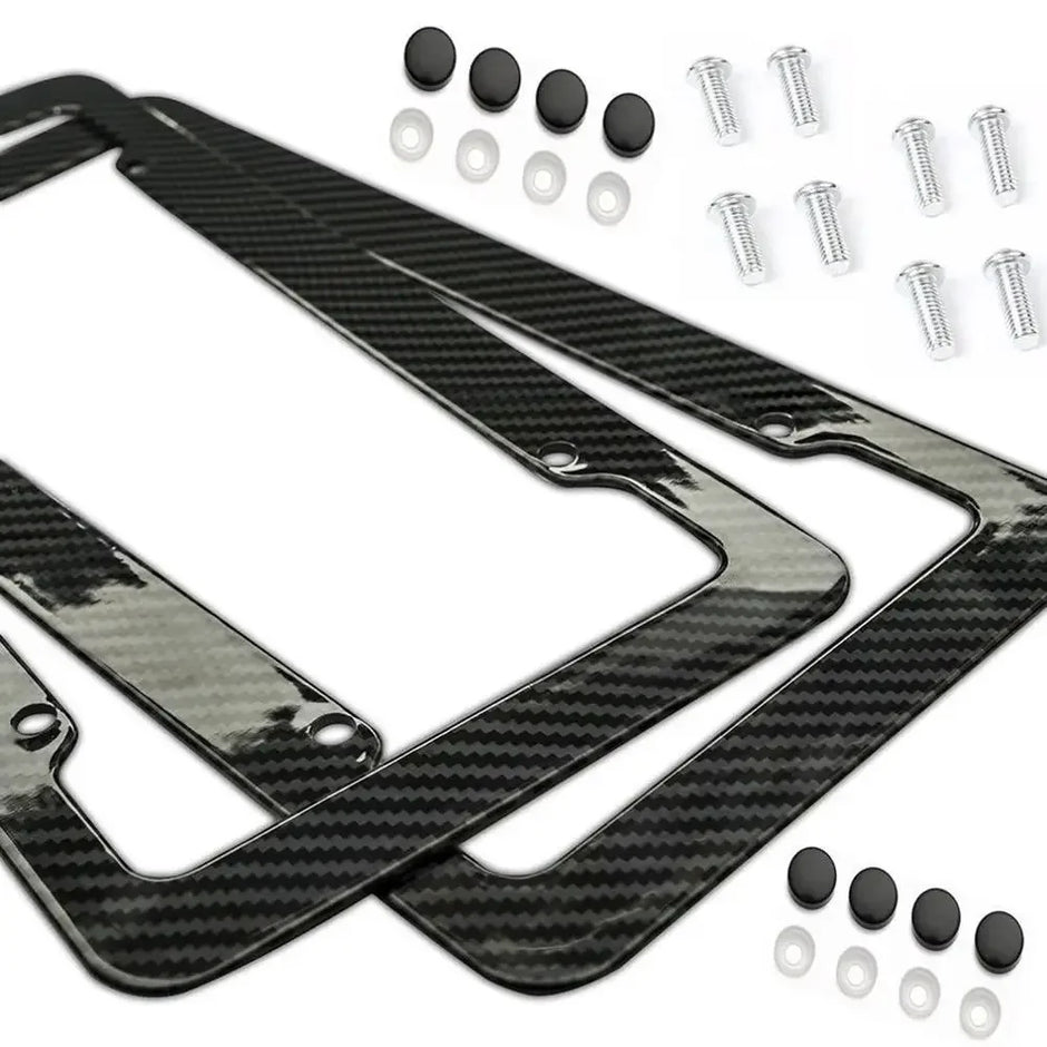 License Plate Frame Carbon pattern (Plastic)
