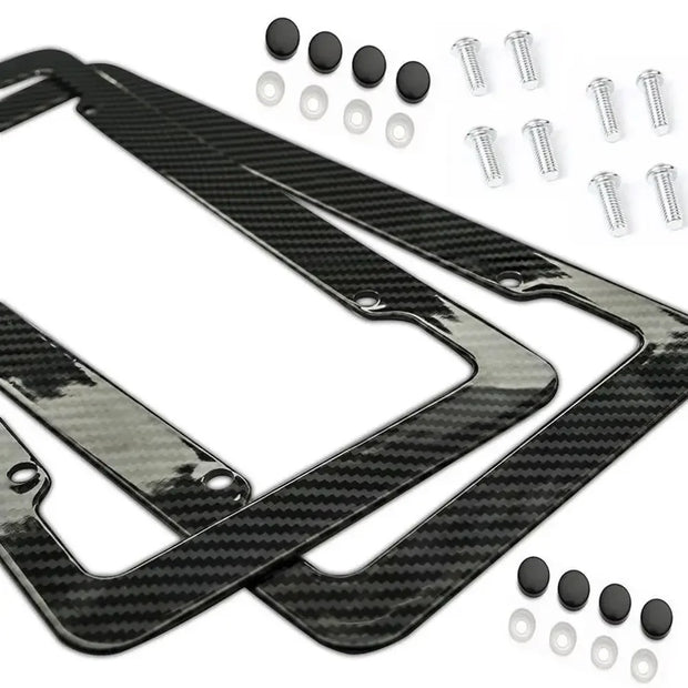 License Plate Frame Carbon pattern (Plastic)