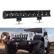 90W 6D LED Light Bar – Heavy-Duty Roof Mount Work Light for Trucks - White Spot Beam