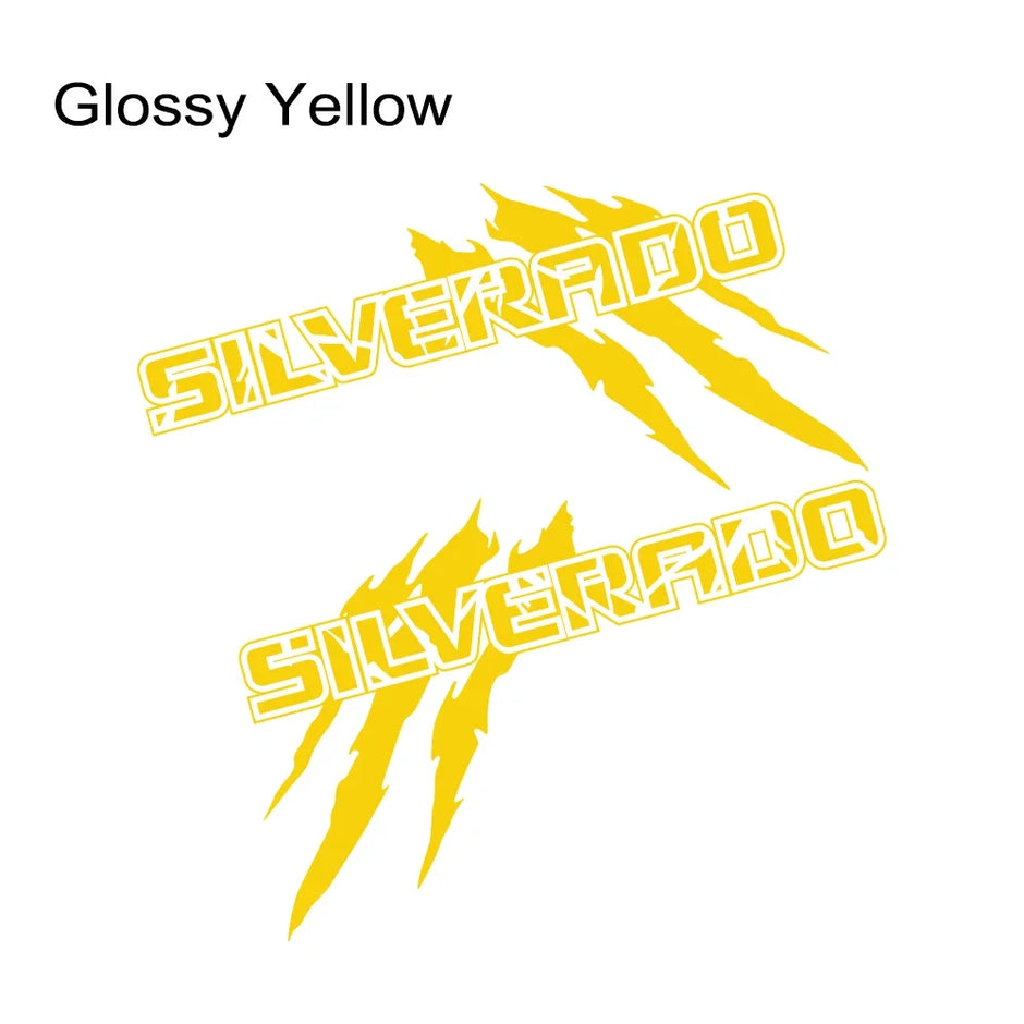 Car Sticker For Chevrolet Silverado 1500 2500 Z71 S10 Pickup Truck Bed Graphics Claw Styling Decor Cover Decal Auto Accessories
