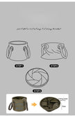 MOUNTAINHIKER Outdoor Foldable 10L Round Bucket Storage Bag
