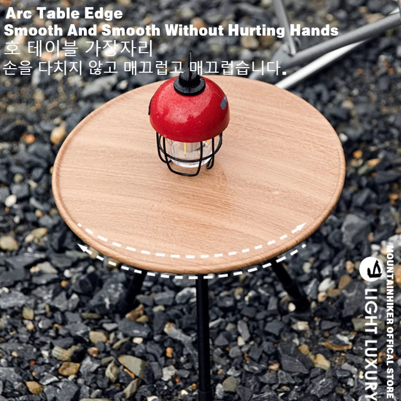 MOUNTAINHIKER Telescopic Folding Round Table