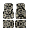 4Pcs Bohemian Car Floor Mats Anti-slip Heavy Duty Persian Carpet