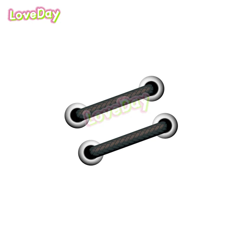 Shoelaces Car Sticker 3D Simulation Patch