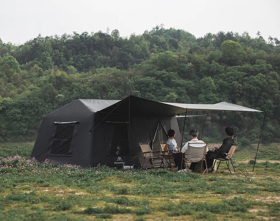 MOUNTAINHIKER Outdoor Inflatable Camping Tent – Large 5–8 Person (Hand Pump)