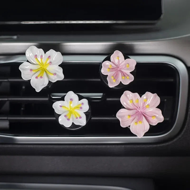2pcs Car Perfume Clip Flower