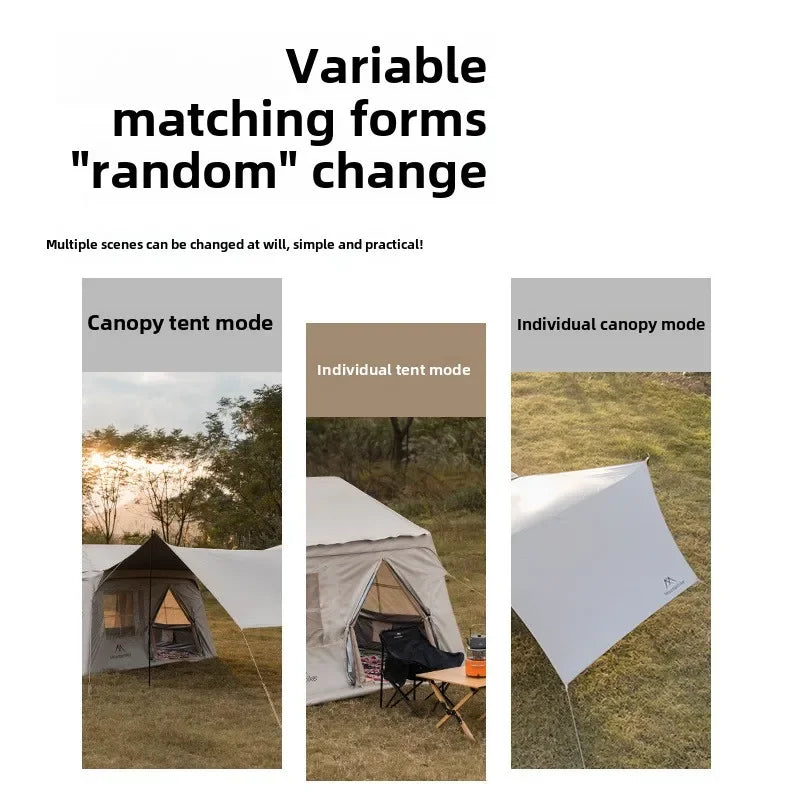 MOUNTAINHIKER Outdoor Camping Tent – Manual Inflation
