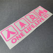 One Life Live it Camping Outdoor Enthusiast Car Sticker