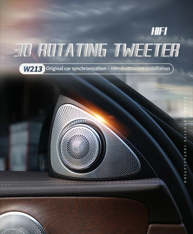 7/64 Color LED Turbo Air Vent Ambient Light –  Features a 4D rotary speaker design.