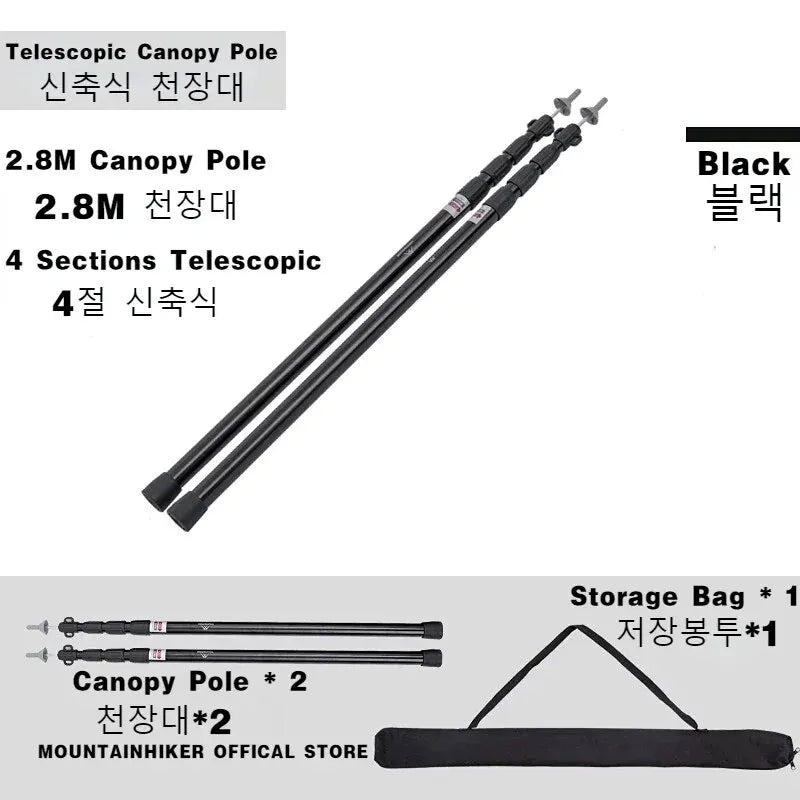 MOUNTAINHIKER Thicken Aluminum Alloy Tent