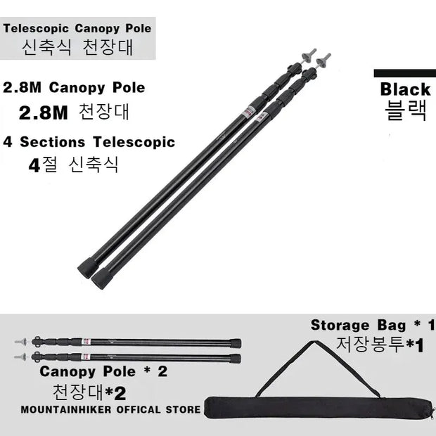 MOUNTAINHIKER Thicken Aluminum Alloy Tent