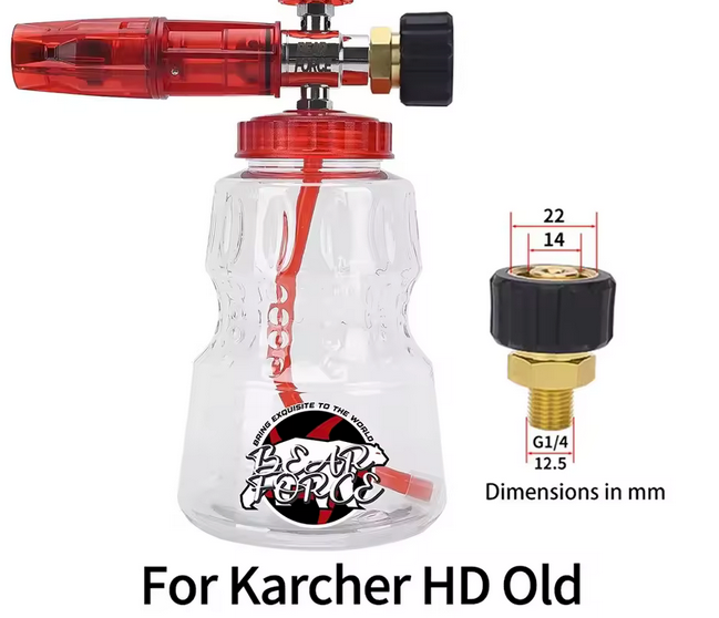 Pressure Washer Foam Maker for Karcher Elitech Bort AR Bosch Michelin