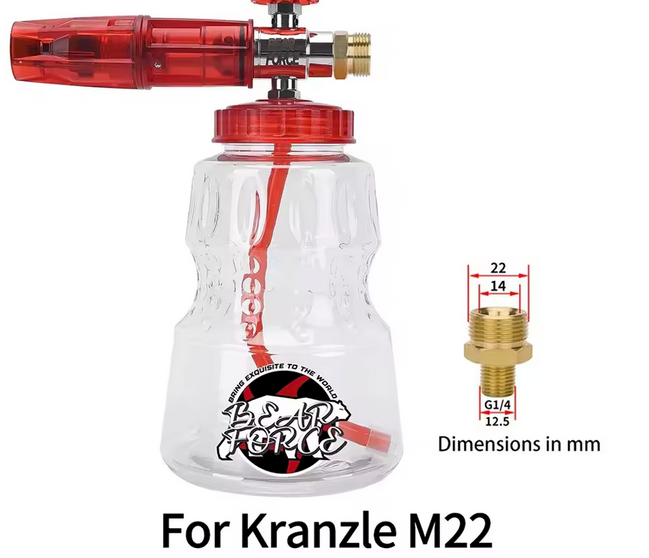 Pressure Washer Foam Maker for Karcher Elitech Bort AR Bosch Michelin