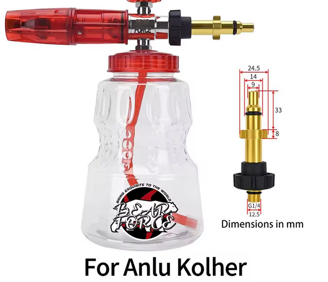 Pressure Washer Foam Maker for Karcher Elitech Bort AR Bosch Michelin