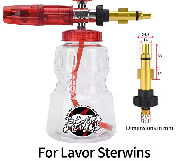 Pressure Washer Foam Maker for Karcher Elitech Bort AR Bosch Michelin