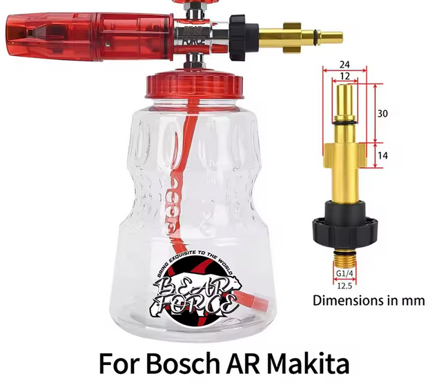 Pressure Washer Foam Maker for Karcher Elitech Bort AR Bosch Michelin