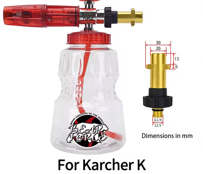 Pressure Washer Foam Maker for Karcher Elitech Bort AR Bosch Michelin